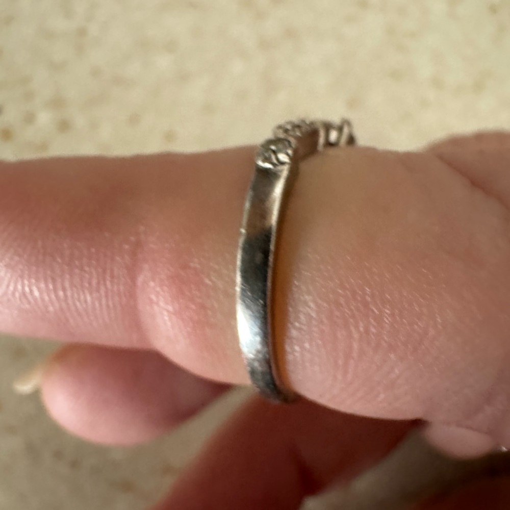 Elegant Silver 925 and cubic Zirconia Diamond Ring - Picture 5 of 6